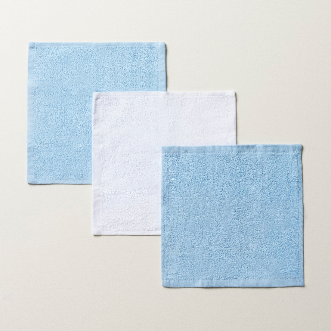 3PK F CLOTH PLAIN BABY BLUE-BLUE-ONE SIZE