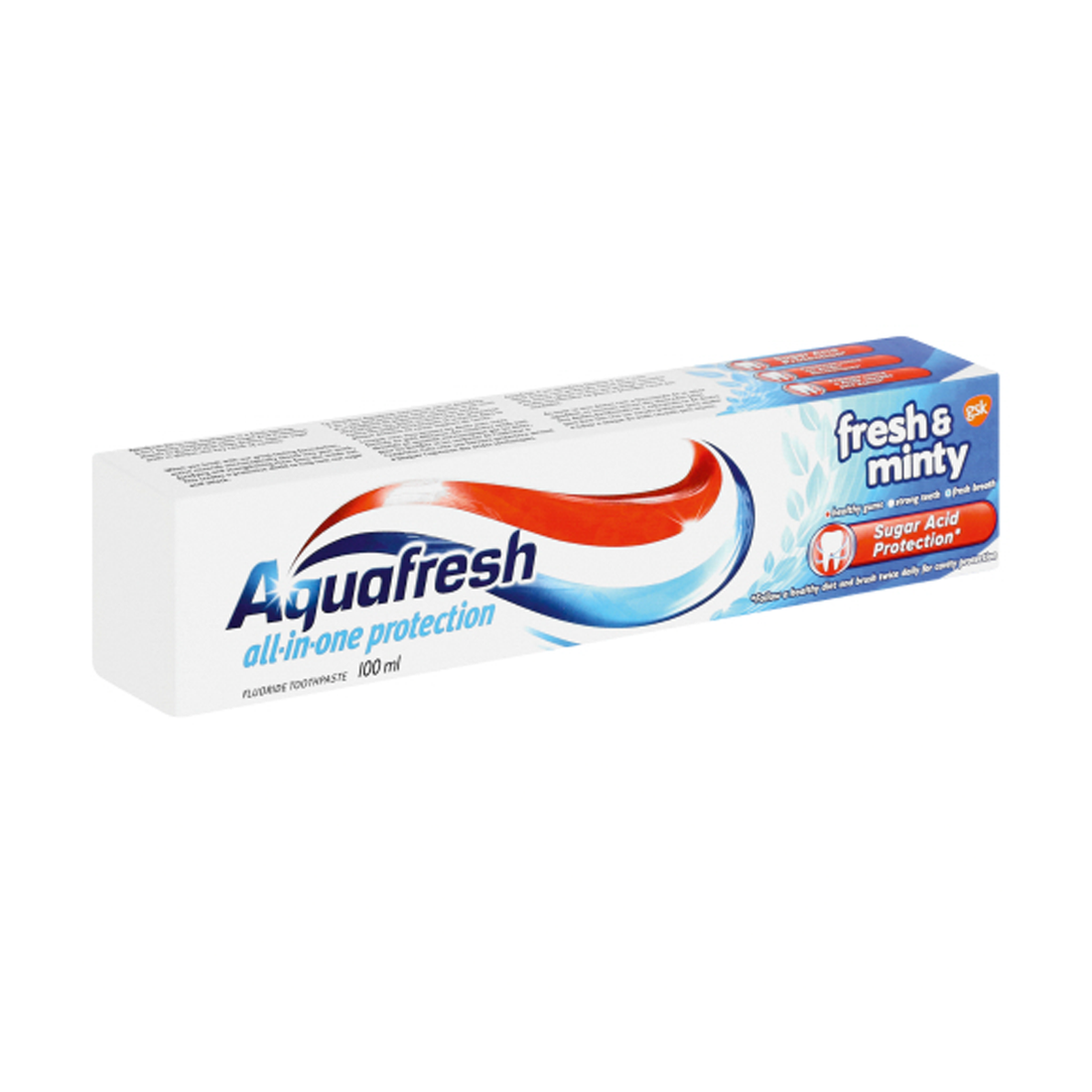 AQUAFRESH FRESH AND MINTY 100ML TOOTHPASTE-NO COLOUR-ONE SIZE