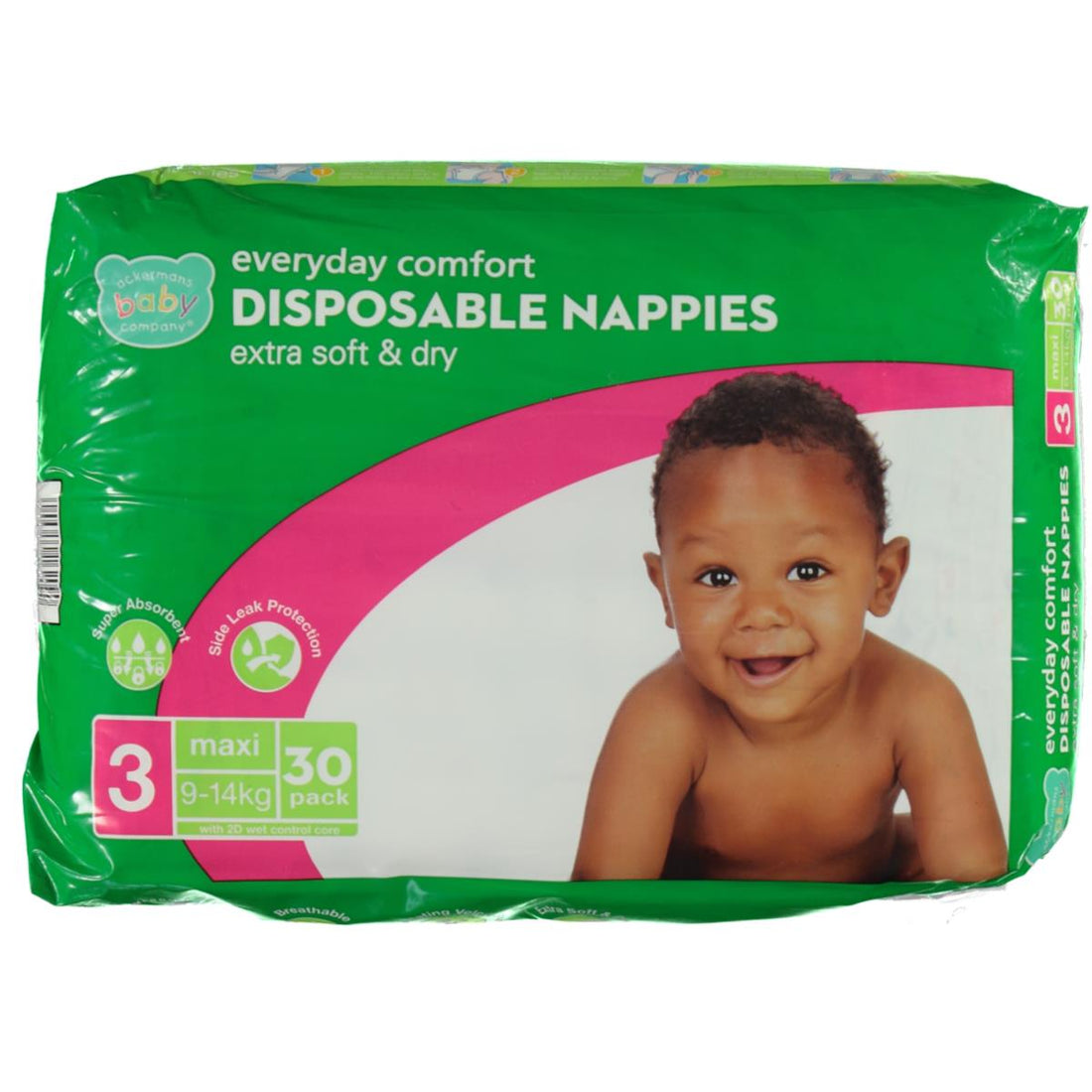 ABC NAPPIES CP MAXI 30S-NO COLOUR-MAXI