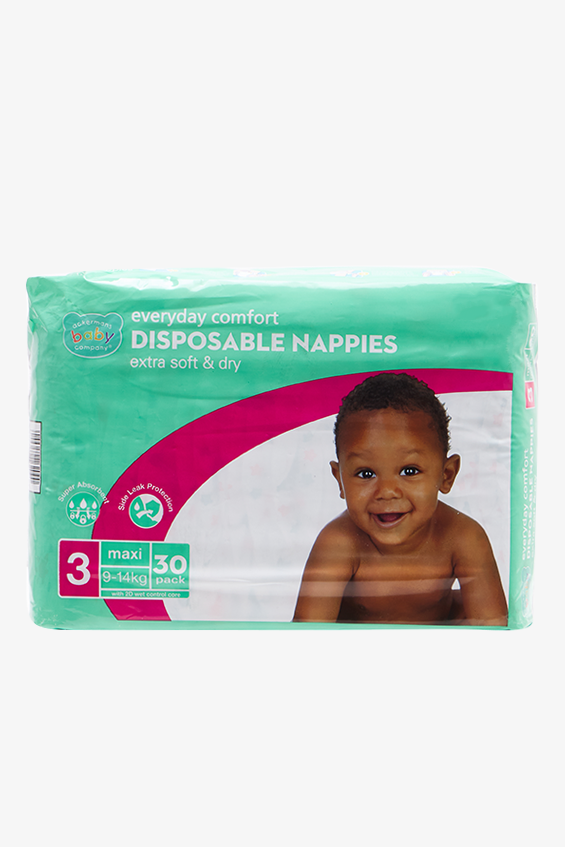 ABC NAPPIES CP MAXI 30S-NO COLOUR-MAXI