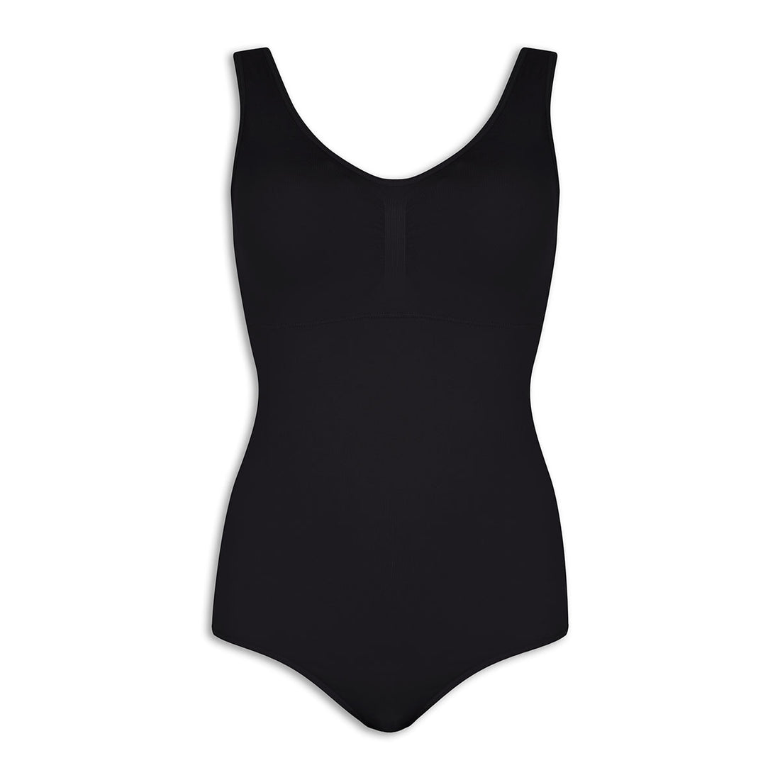 Shapewear Bodysuit Black-BLACK-XXL