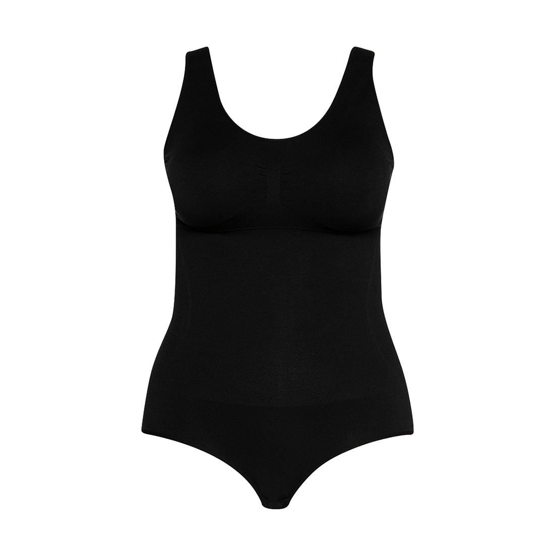 Shapewear Bodysuit Black-BLACK-XXL