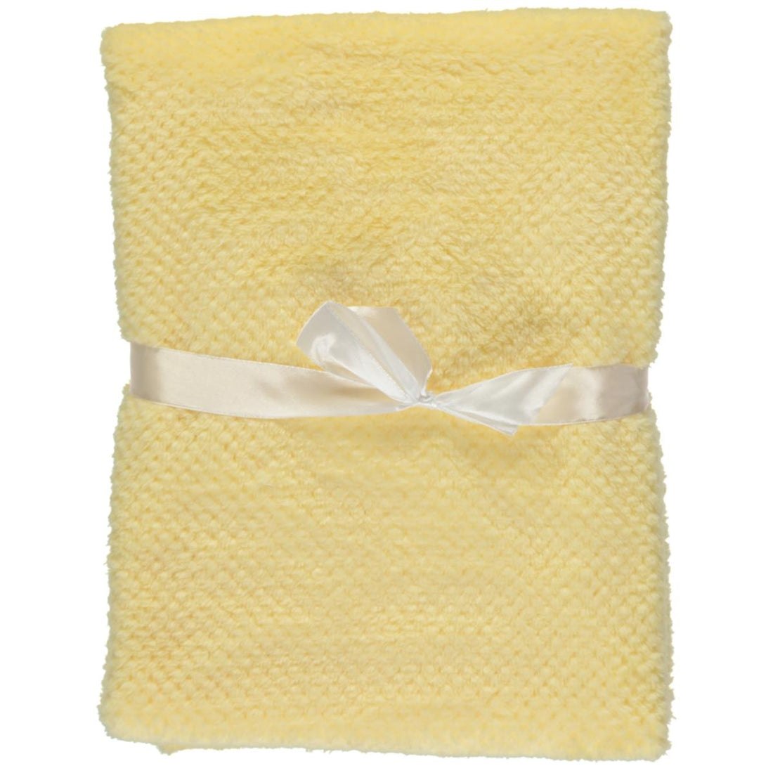 WAFFLE BLANKET BABY LEMON-CANARY YELLOW-75X100 CM