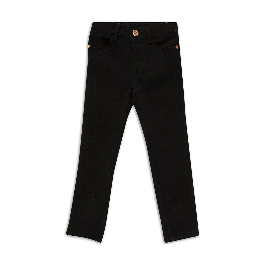 BLACK 5 POCKET-BLACK-7-8 YRS