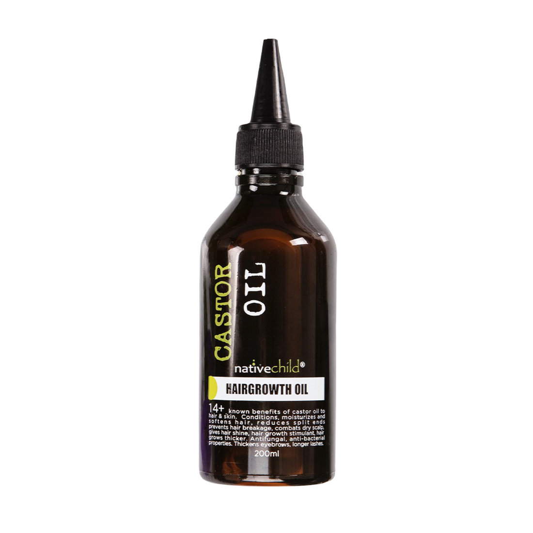 NATIVE CHILD NATURAL HAIRGROWTH CASTER OIL-NO COLOUR-ONE SIZE