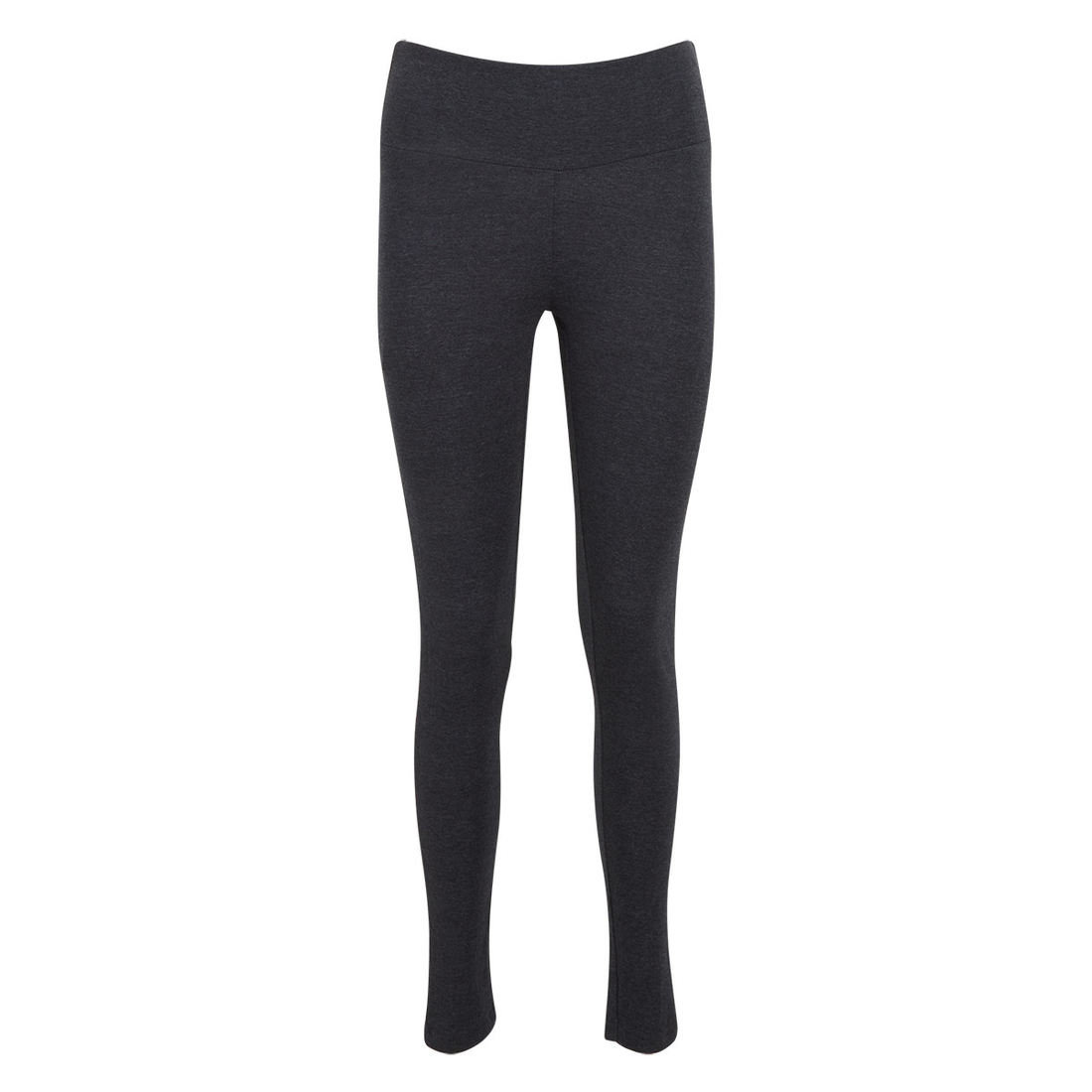 CHARCOAL MELANGE WIDE WAIST LEGGINGS-CHARCOAL-XXL