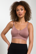 MOCCA SEAMFREE NURSING BRA-MOCHA-S