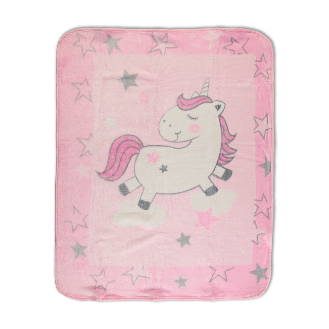 PINK UNICORN MINK BLANKET-PINK-100X130 CM