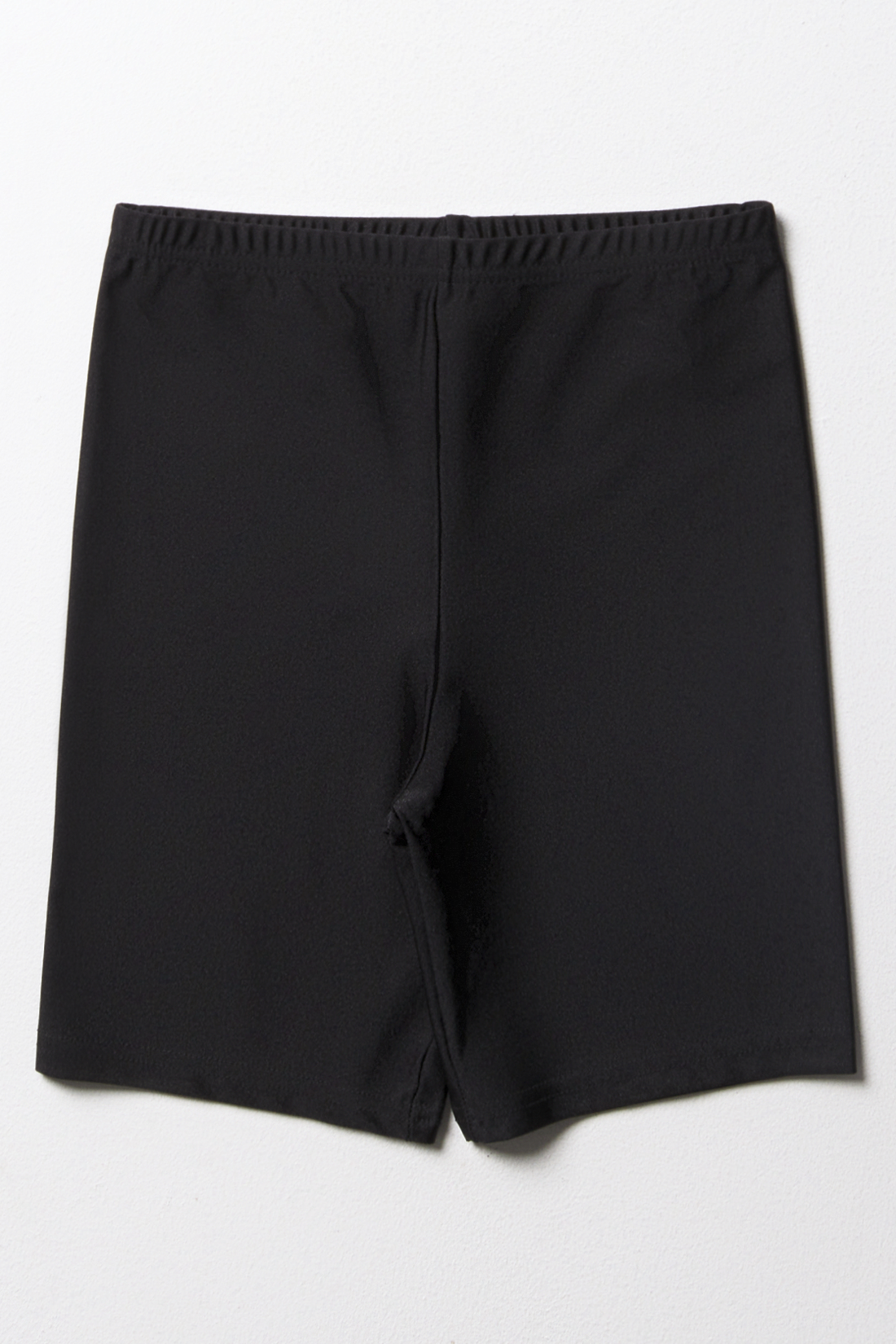 GIRLS CYCLING SHORTS BLACK-BLACK-14-15 YRS