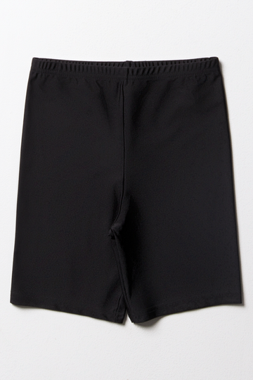 GIRLS CYCLING SHORTS BLACK-BLACK-14-15 YRS