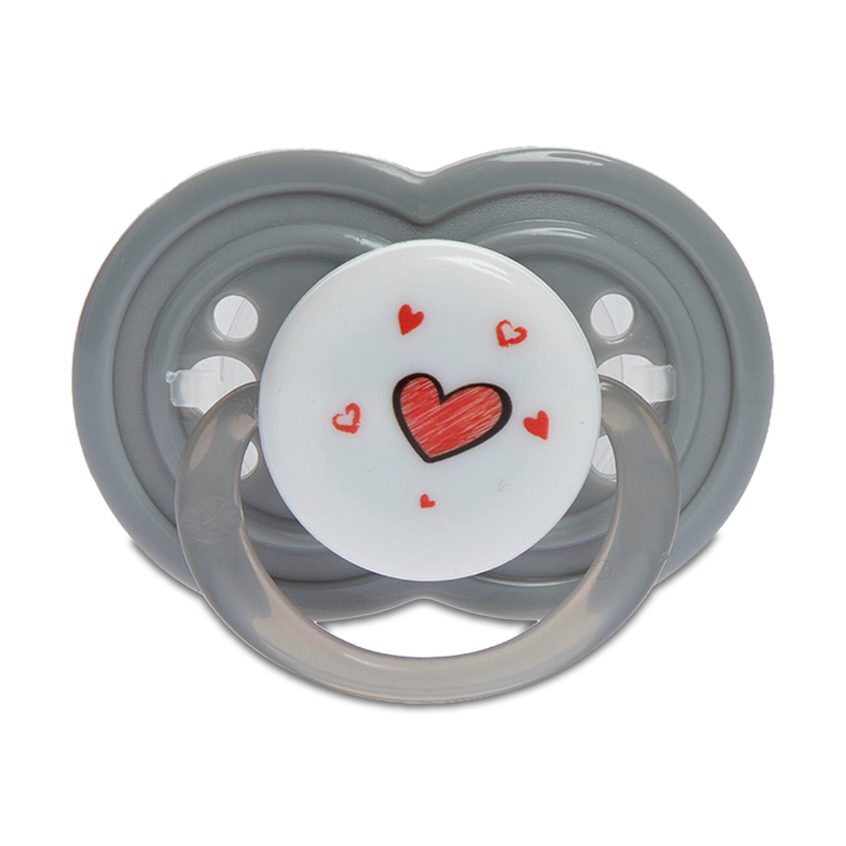 UNISEX HEART DUMMY LT GREY 6-18-LIGHT GREY-ONE SIZE