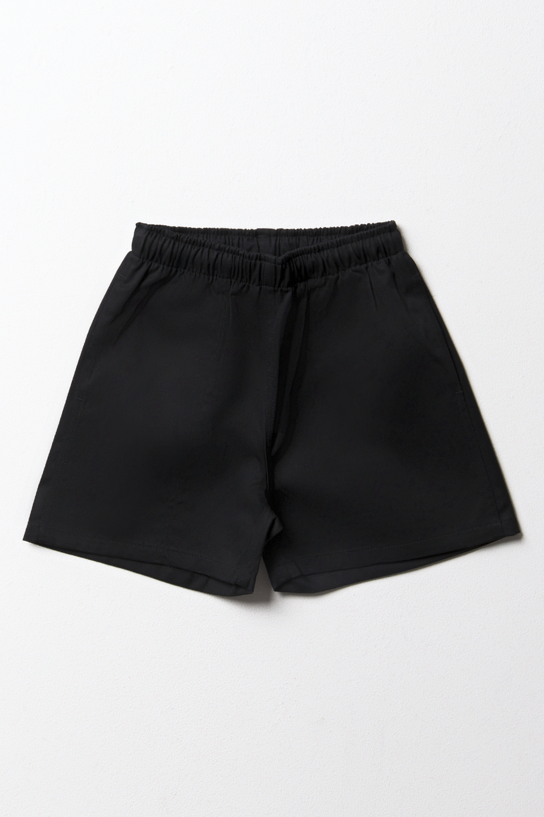 UNISEX SPORTS SHORTS BLACK PRIMARY-BLACK-13-14 YRS