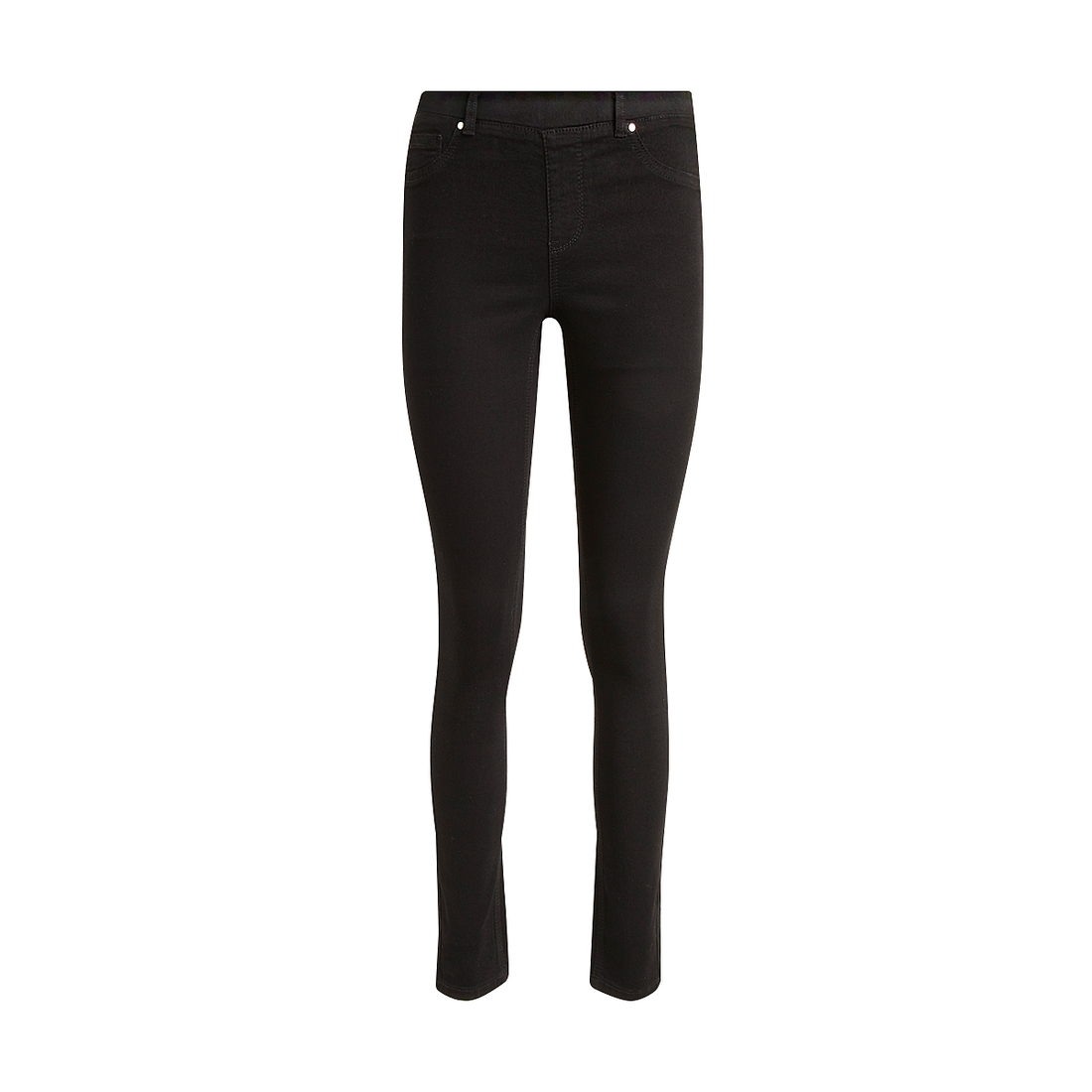 BLACK PULL ON JEGGING-BLACK DENIM-50