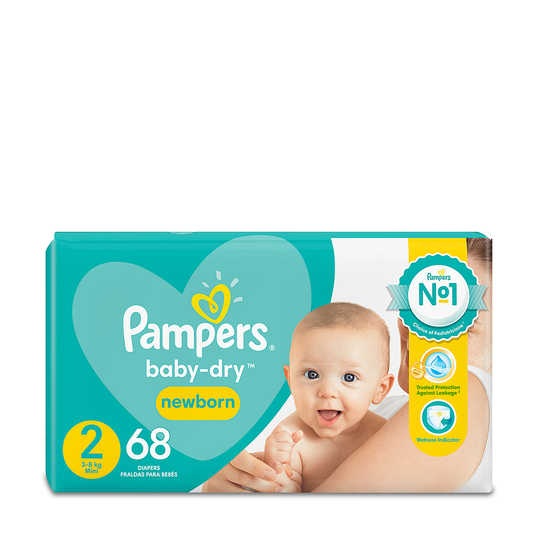 PAMPERS NAPPIES VP SIZE 2 MINI 68-NO COLOUR-MINI