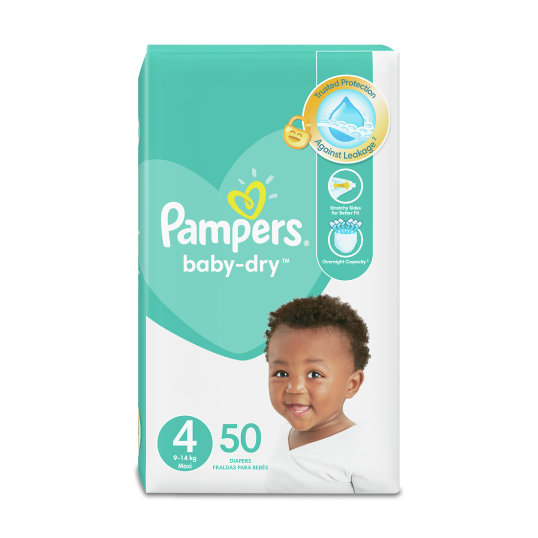 PAMPERS NAPPIES VP SIZE 4 MAXI 50-NO COLOUR-MAXI