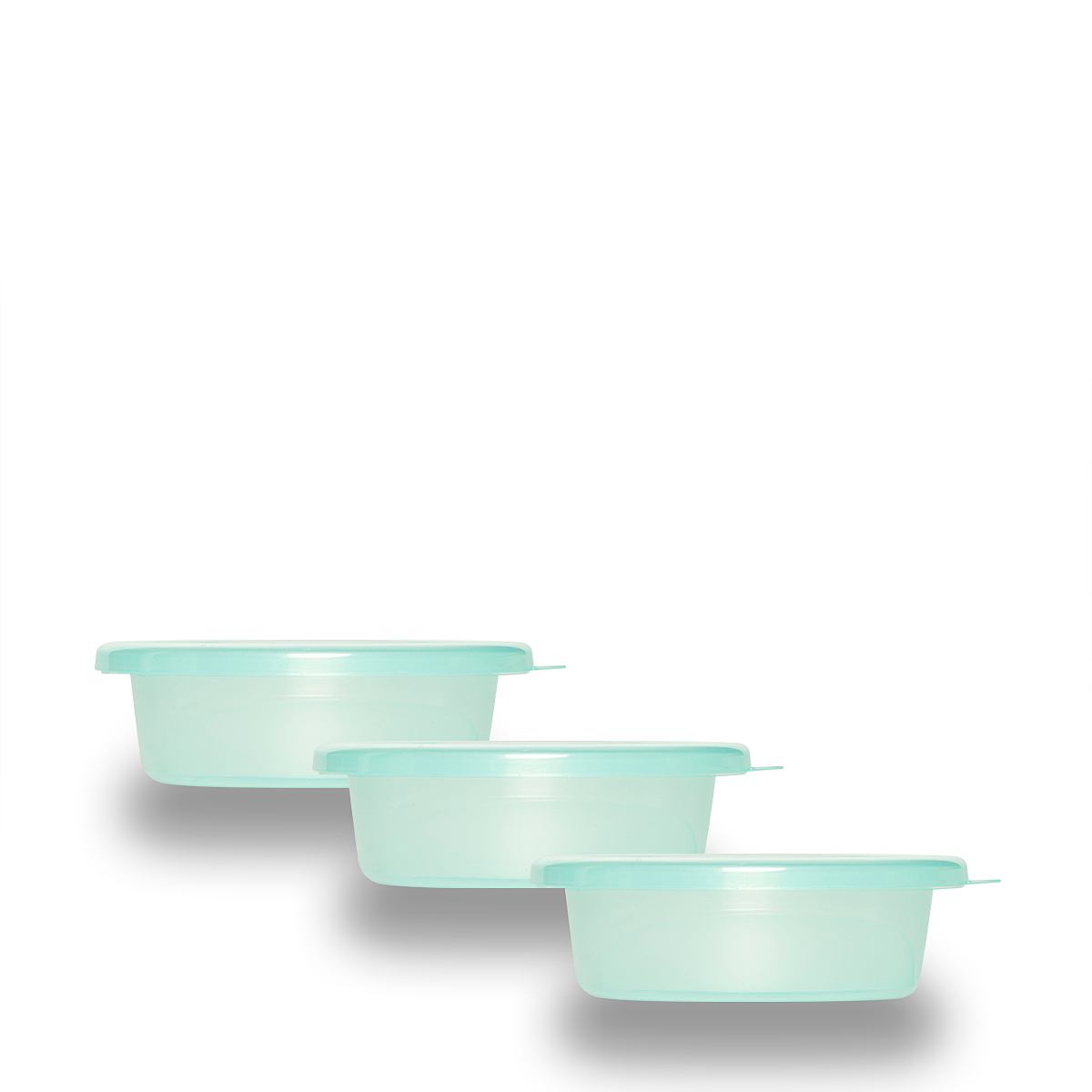 ABC ON THE GO BOWLS WITH LIDS 3PACK LIGHT BLUE-LIGHT BLUE-ONE SIZE