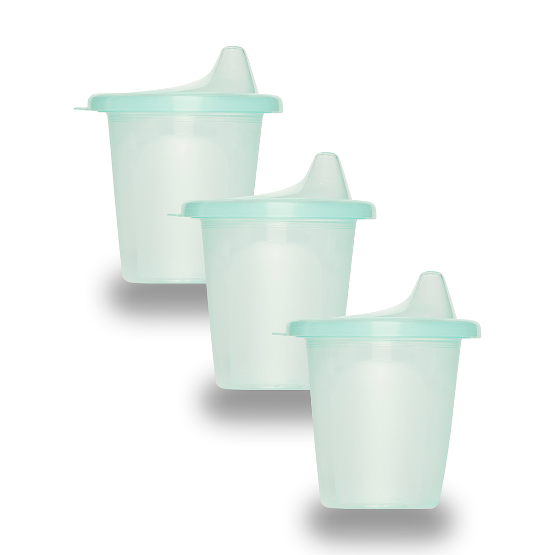 ABC ON THE GO SIPPER CUPS 3PACK LIGHT BLUE-LIGHT BLUE-ONE SIZE