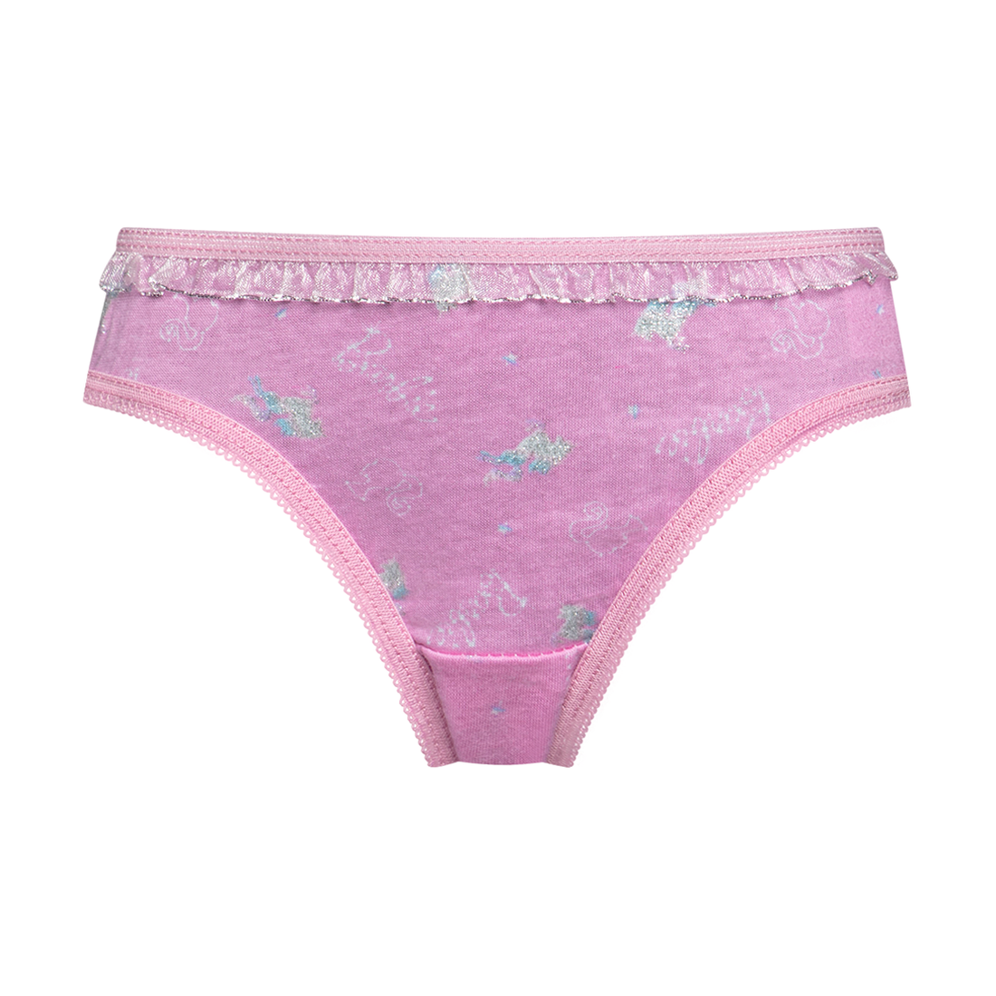 PG 3PK BIKINI ST BARBIE W22-LIGHT PINK-6-7 YRS