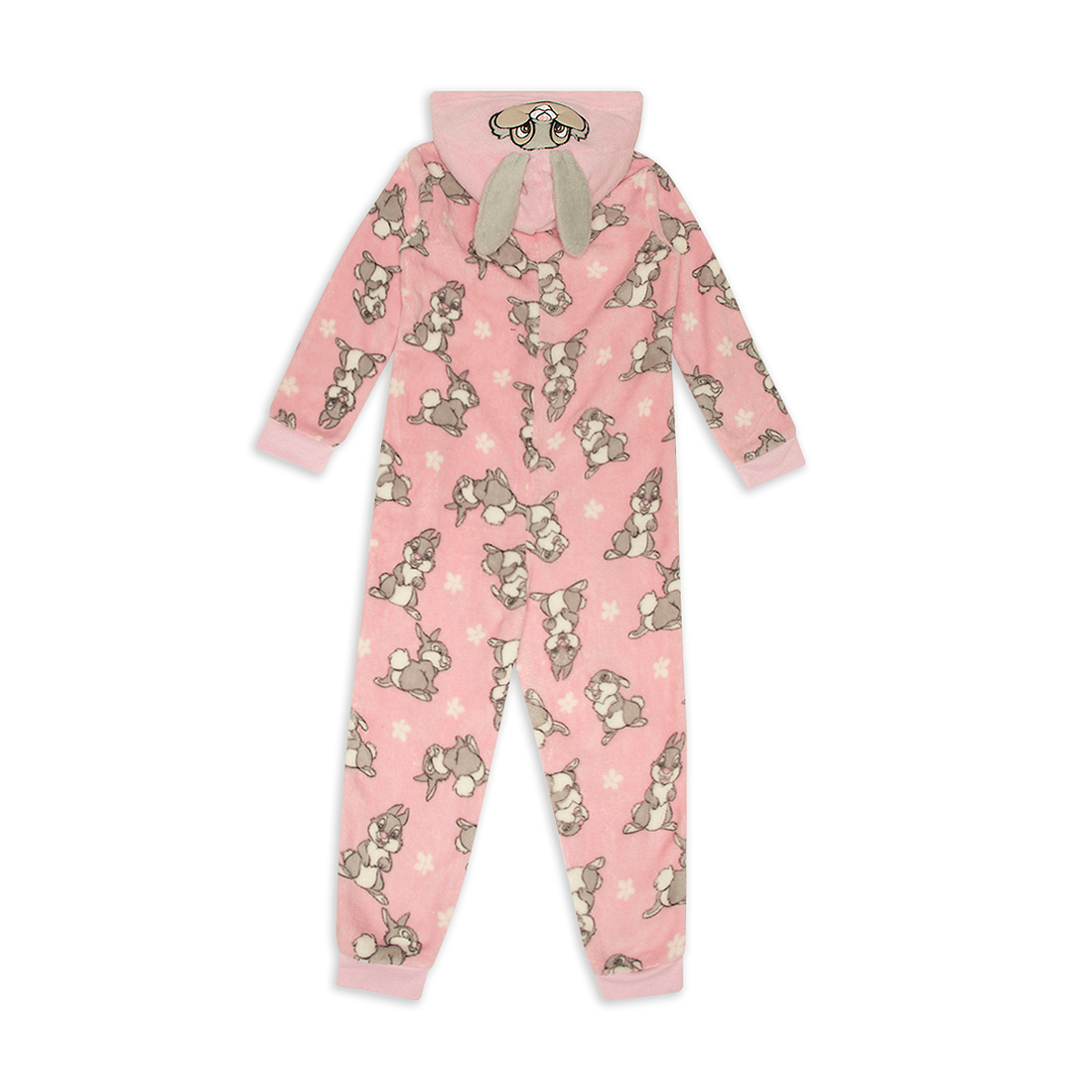 Thumper fleece onesie-LIGHT PINK-2-3 YRS