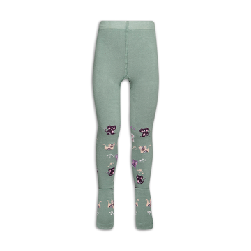 PRINTED TIGHTS SAGE ANIMALS-SAGE-4-5 YRS