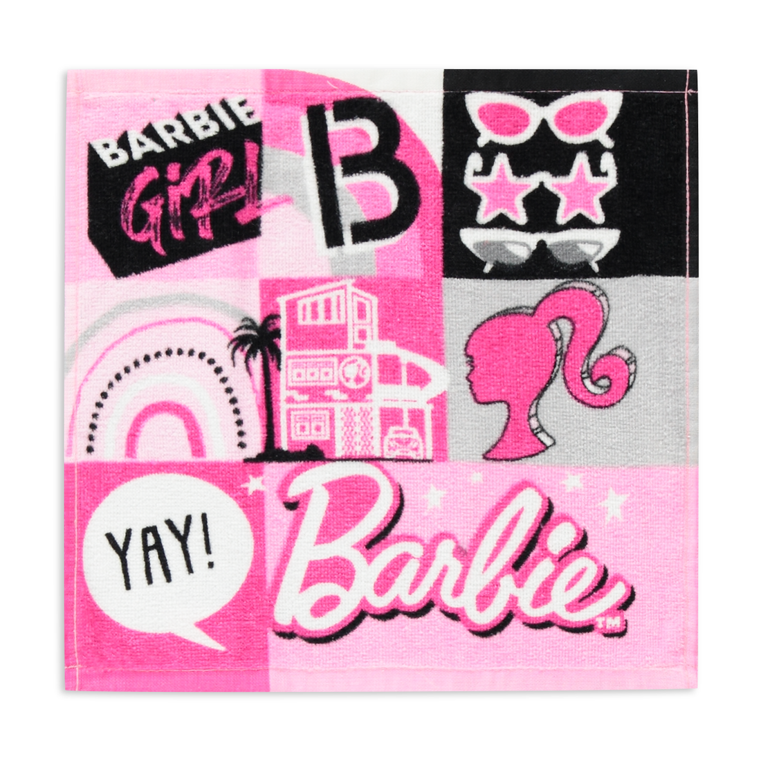 Barbie face cloth pink-LIGHT PINK-ONE SIZE