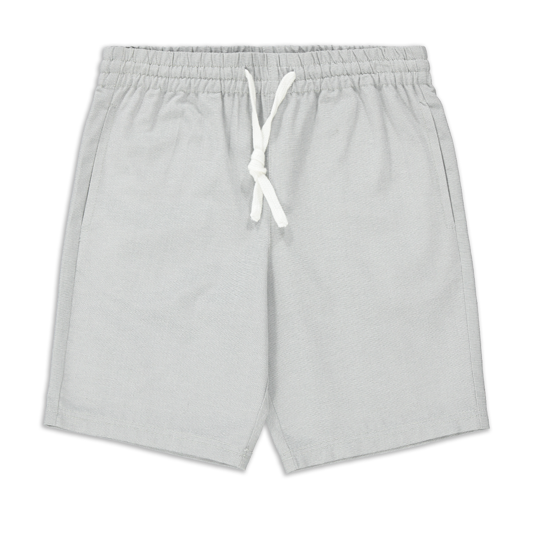 Woven basic short grey-GREY-12-13 YRS