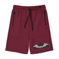 BATMAN KNIT SHORT BURGUNDY-BURGUNDY-9-10 YRS