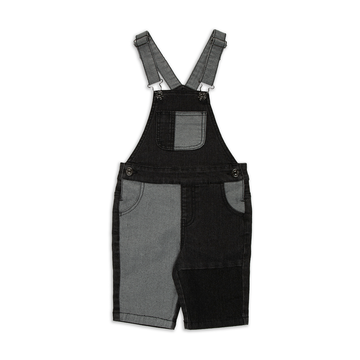 Front pocket dungarees grey-MID GREY-2-3 YRS