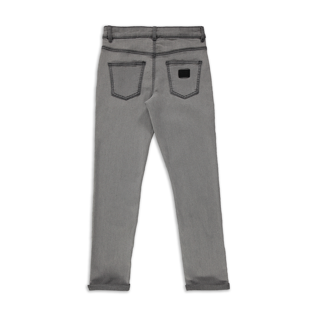 Skinny stretch basic denim trouser grey-GREY-MEDIUM