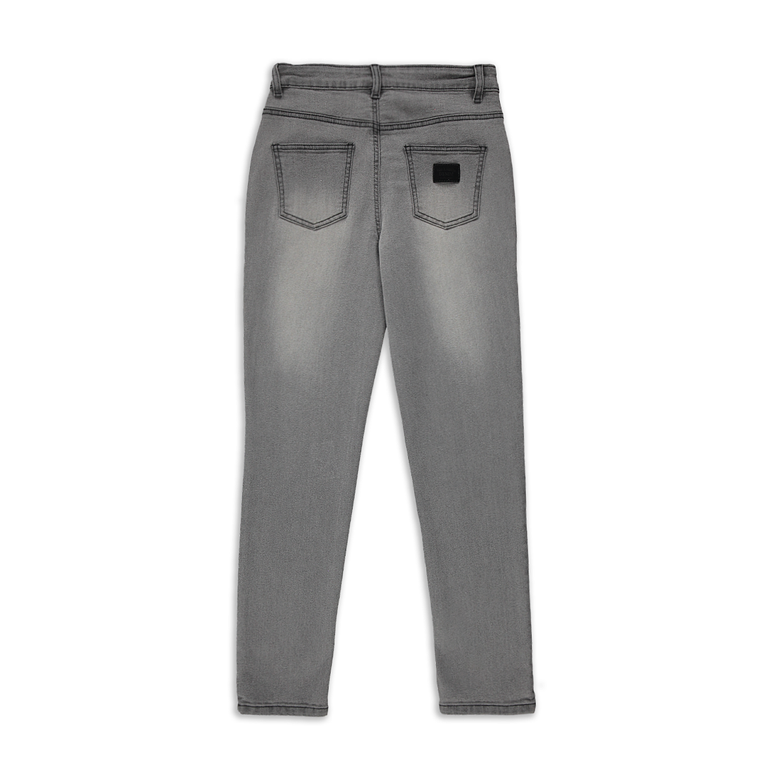 Tapered stretch basic denim trouser grey-GREY-9-10 YRS