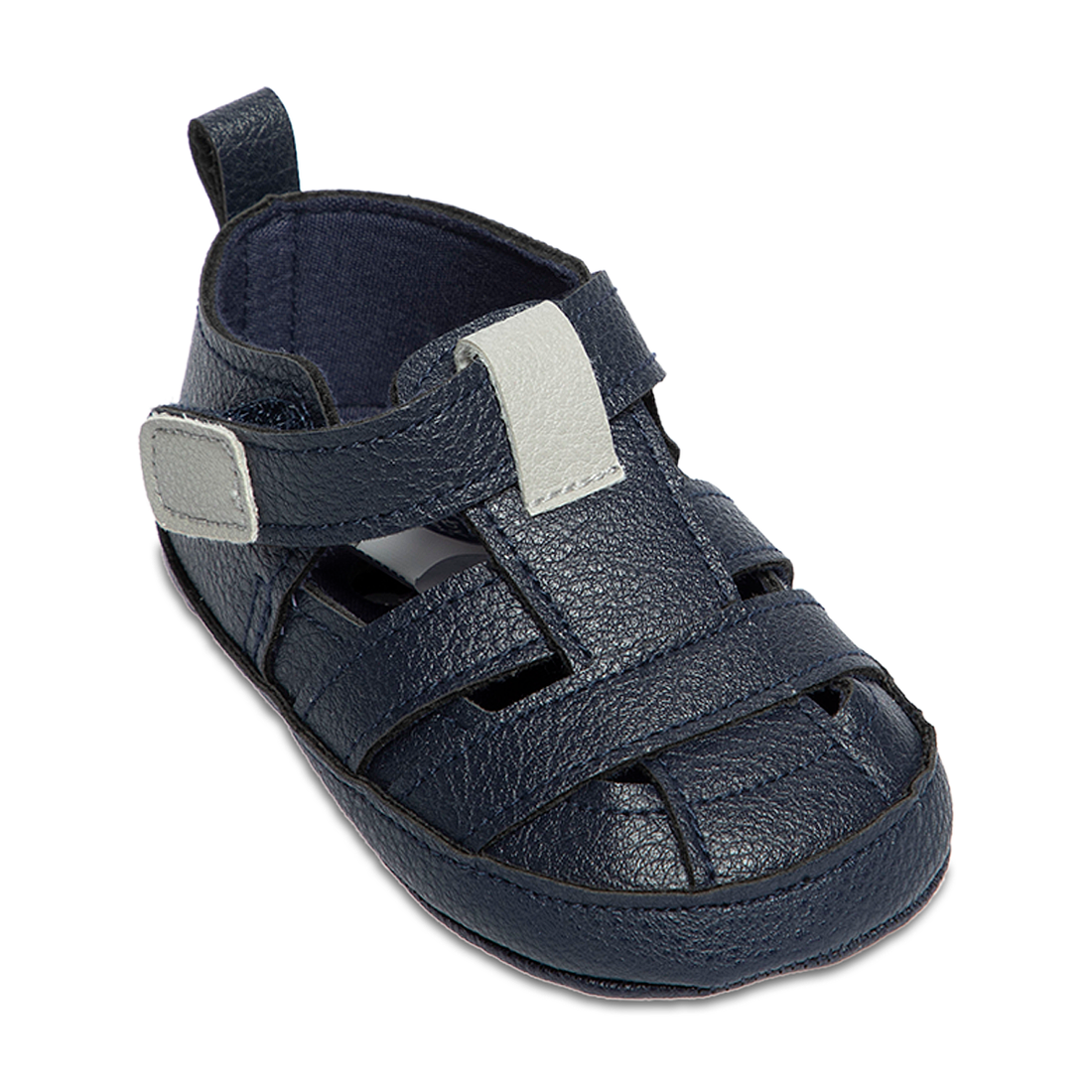 Velcro fisherman shoe Pu Navy-NAVY-2