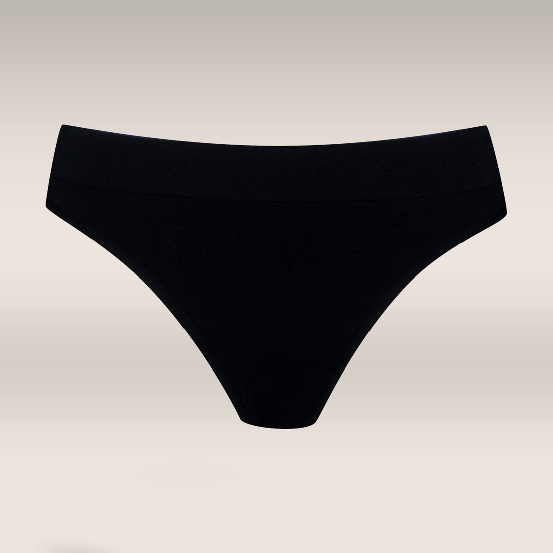 3 Pack seamfree thong panties black-BLACK-M