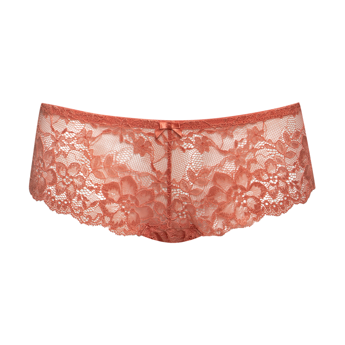 3 pack boyleg lace coral choc nude-CORAL-M