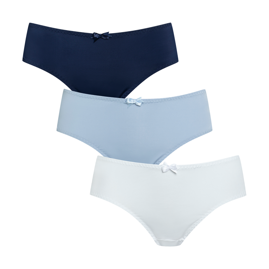 3 pack boyleg lace baby blue navy white-LIGHT BLUE-M