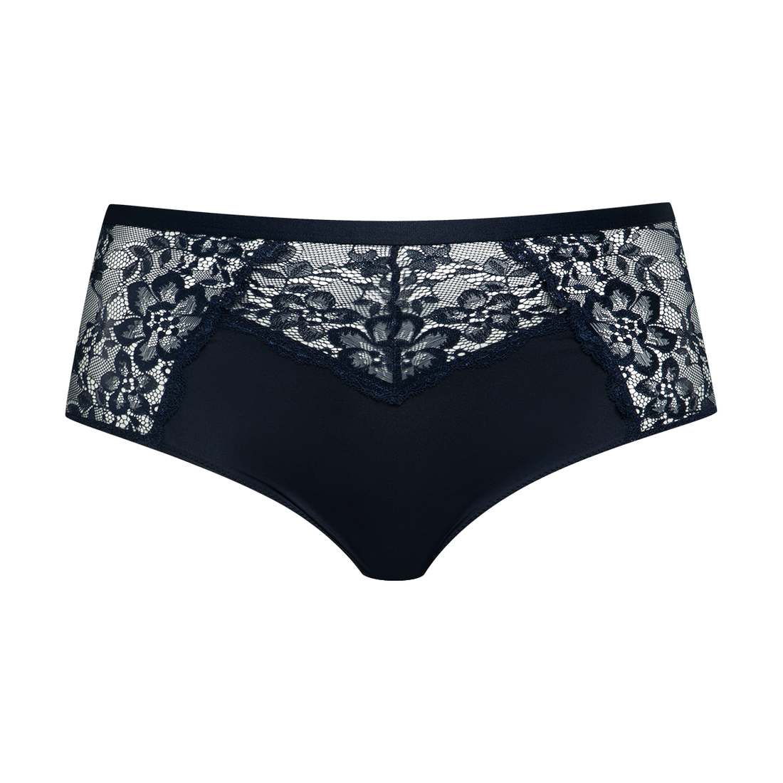 3 pack brief lace charcoal mauve  berry-NAVY-L