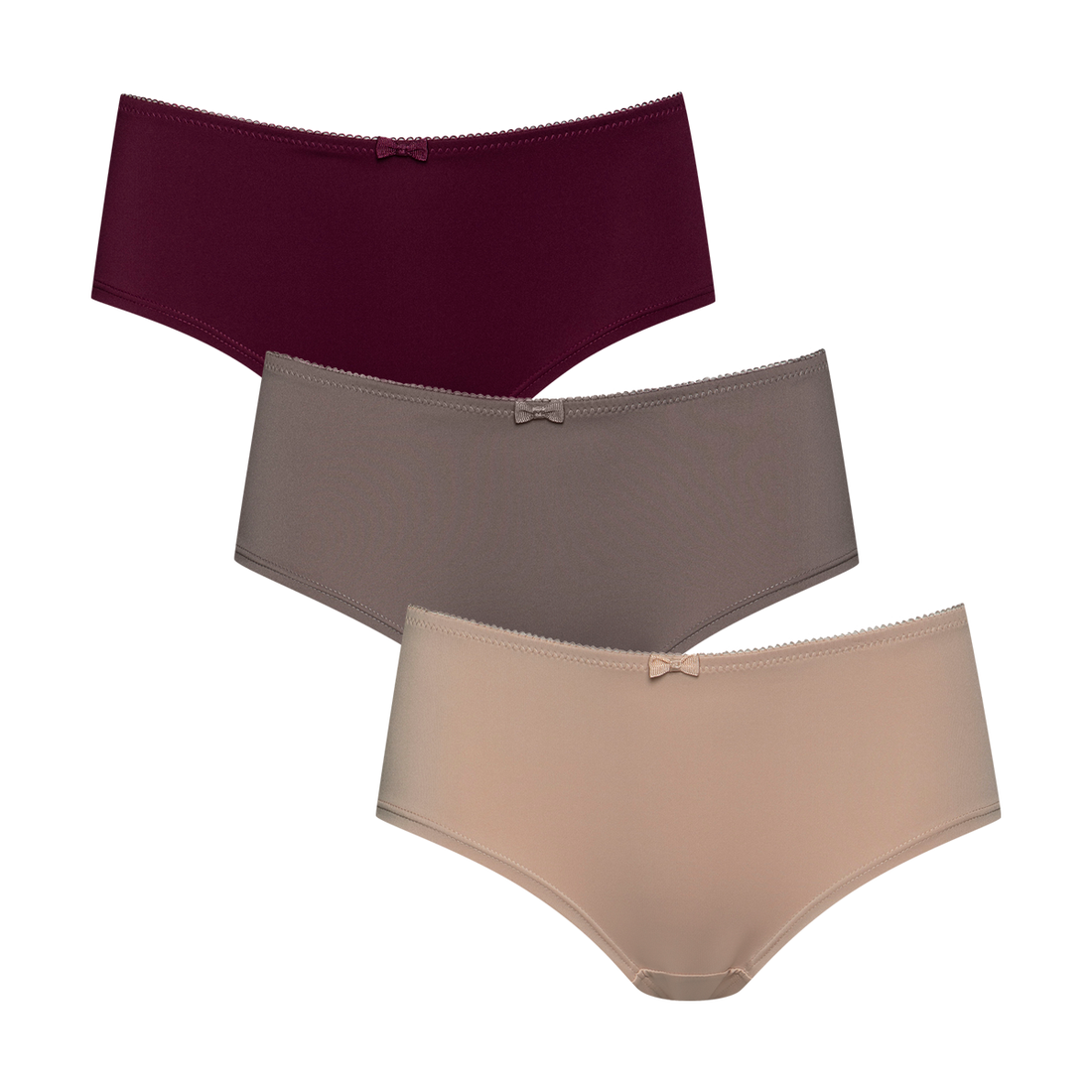 3PACK BOYLEG RUST BRIGHT BERRY NUDE-RUST-M