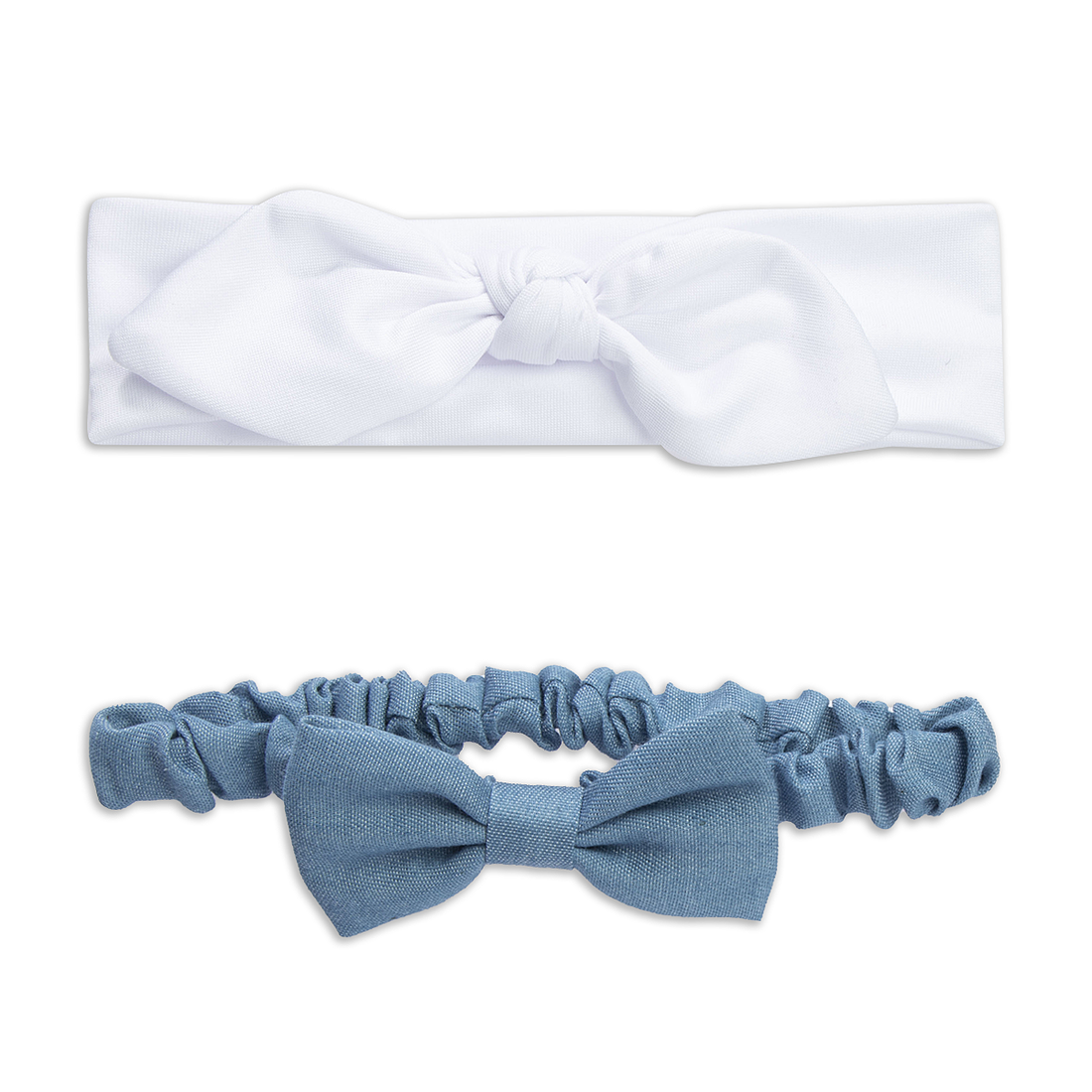 2pk Denim and White Headbands-WHITE-ONE SIZE