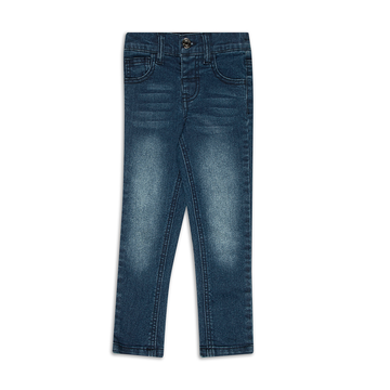 SKINNY DENIM DARK WASH-INDIGO-7-8 YRS