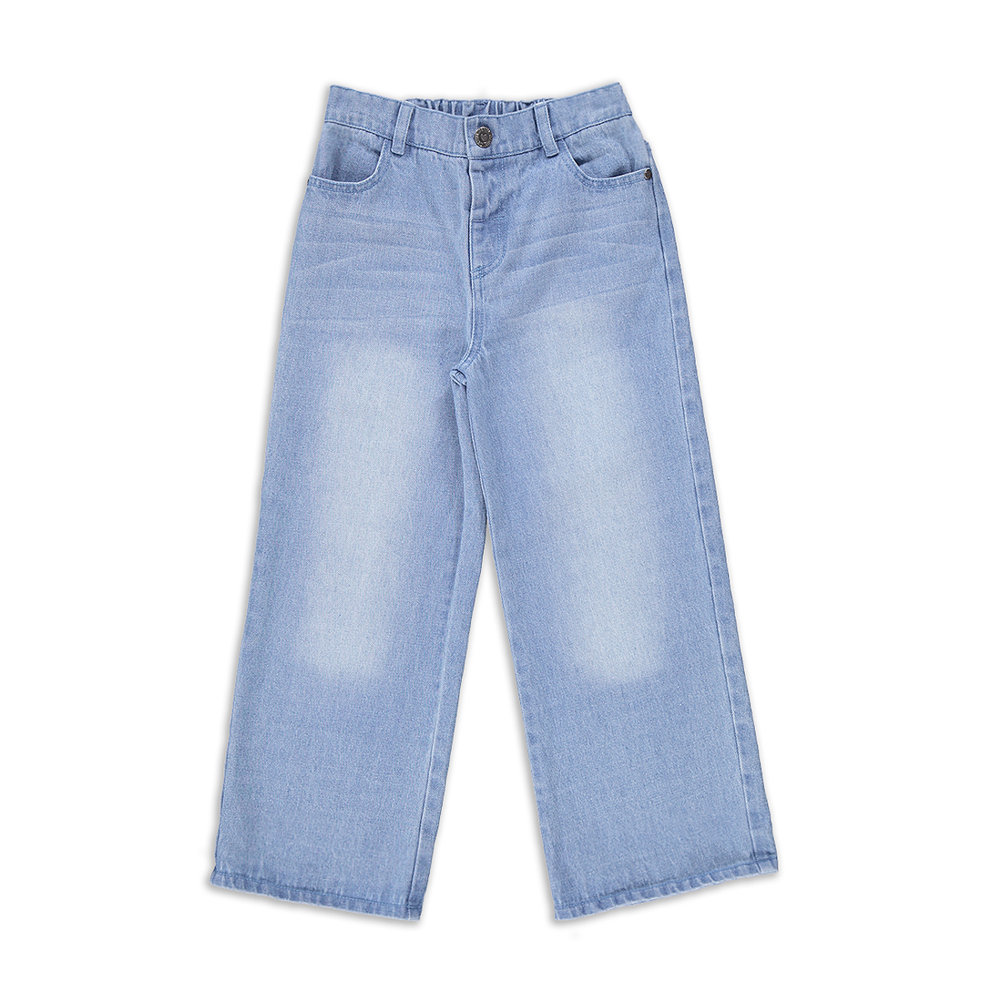 WIDE LEG DENIM LIGHT WASH-LIGHT BLUE-7-8 YRS