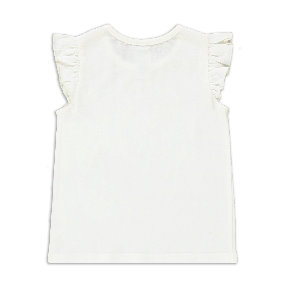 WHITE PLAIN T-SHIRT-WHITE-24-36 MNTHS