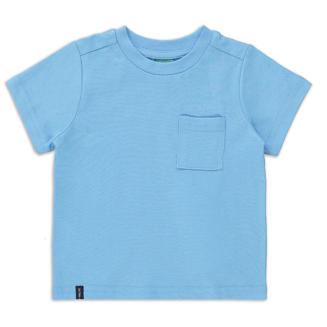 BASIC TEE MID BLUE-MID BLUE-24-36 MNTHS