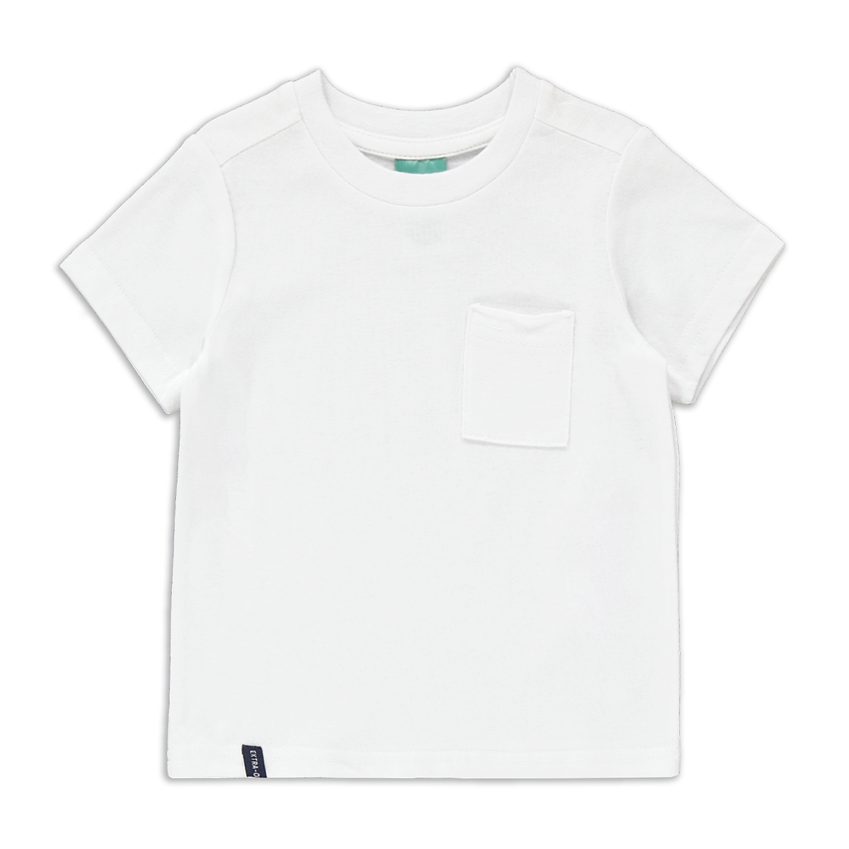 BASIC TEE WHITE-WHITE-24-36 MNTHS