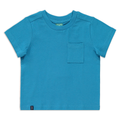 BASIC TEE DK TEAL-TEAL-24-36 MNTHS