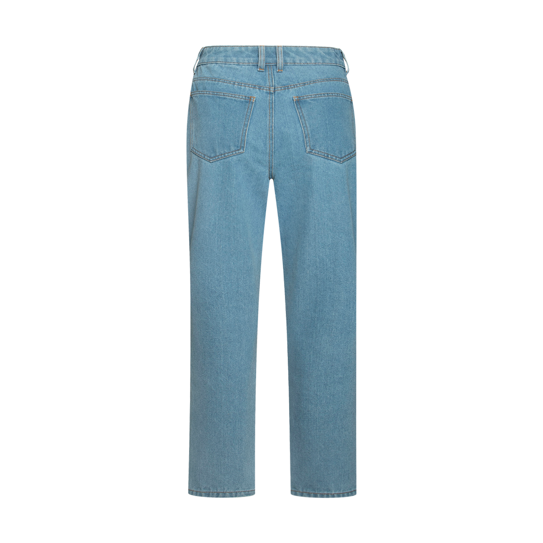 Basic mom jeans light wash-LIGHT BLUE-36