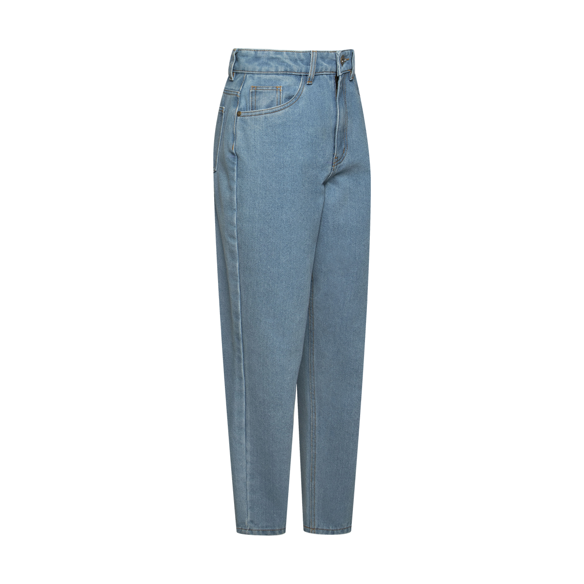 Basic mom jeans light wash-LIGHT BLUE-36 (2)