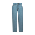 Basic straight leg jeans light wash-LIGHT BLUE-36