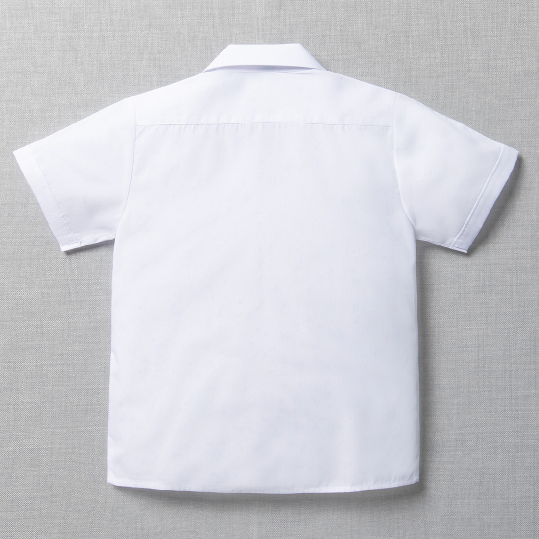 UNISEX SHORT SLEEVE OPEN NECK SHIRT WHITE TOUGHEES-WHITE-13-14 YRS