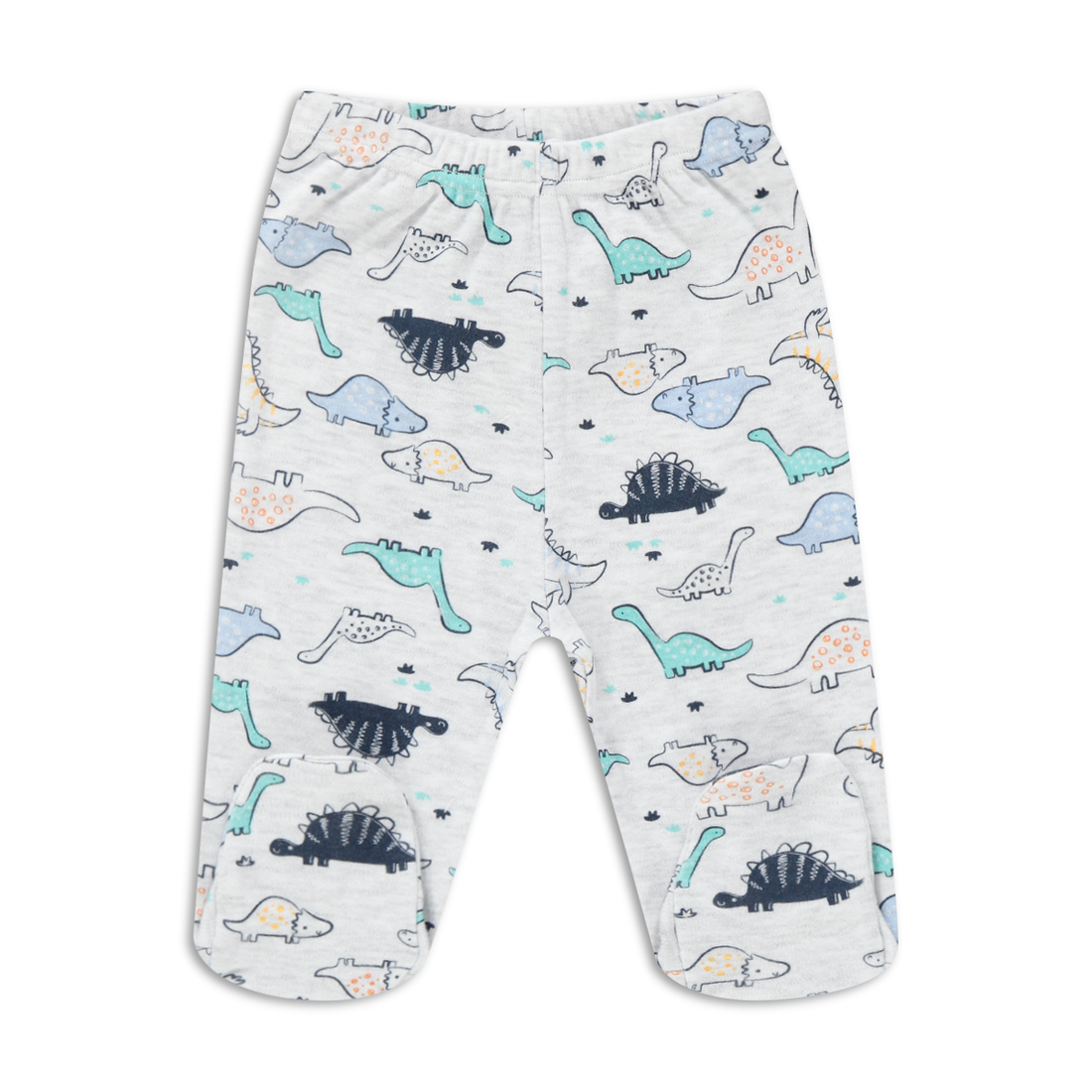 2PK LEGGINETTE MFW DINO BLUE & G MEL BOY-LIGHT BLUE-6-12 MTHS