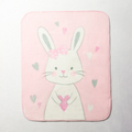 PINK LOVE BUNNY MINK-LIGHT PINK-100X130 CM