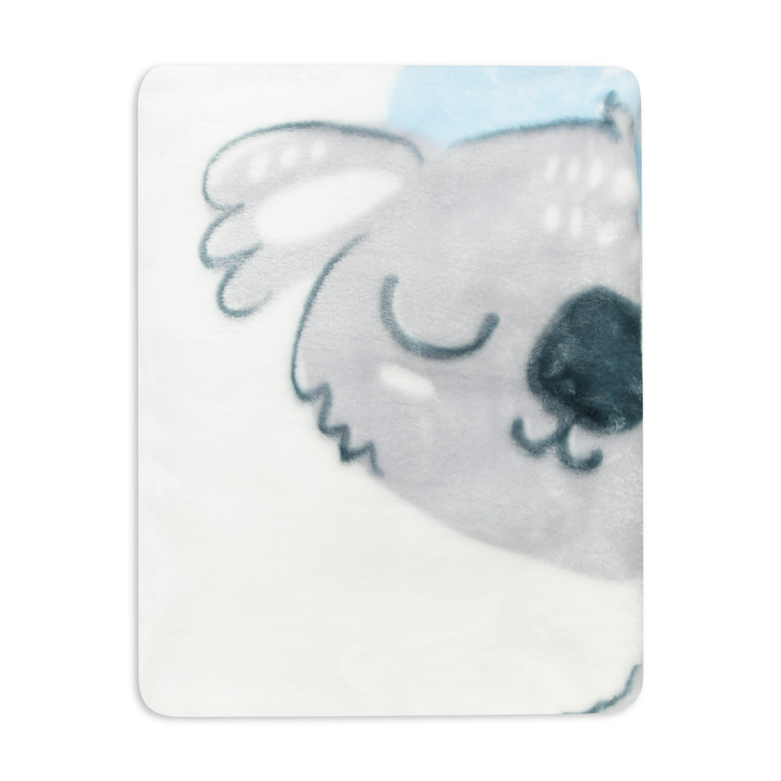 BLUE SLEEPY KOALA MINK-LIGHT BLUE-100X130 CM